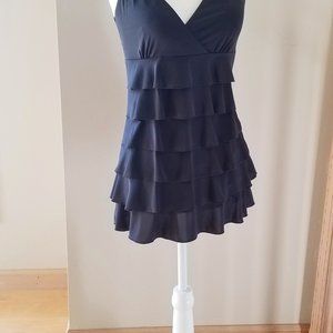 Adorable top with jeweled straps